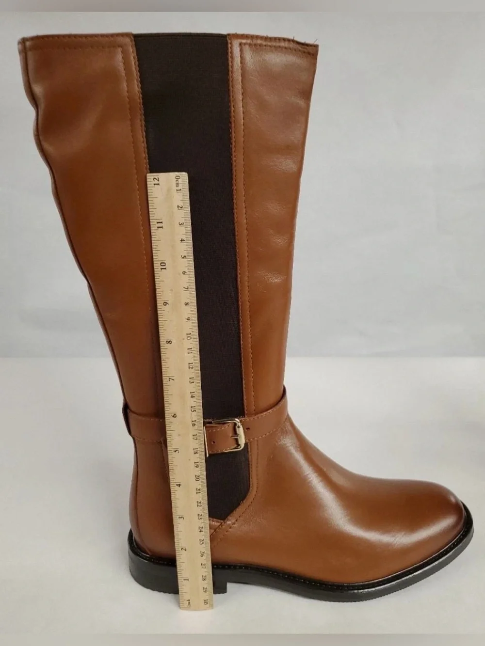 Jatarea Women's Tall Brown Leather Boots